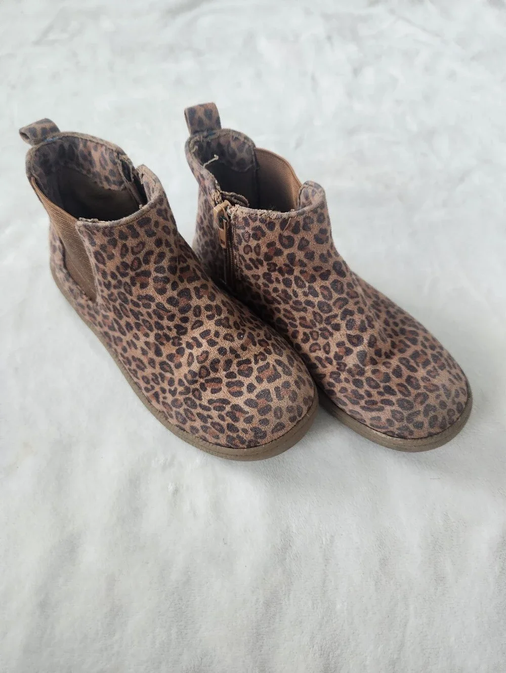 Tucker + Tate Nova Chelsea Bootie Tan Leopard Print